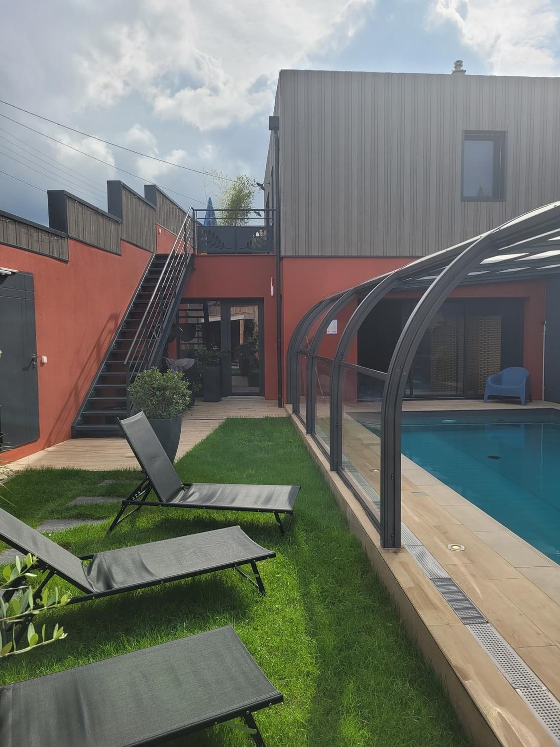 Villa Seyal - Avec Piscine - Jacuzzi - Sauna & Climatisation Ле-Ман Экстерьер фото